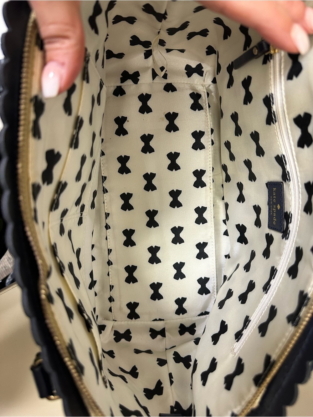 Kate Spade New York Lilac Road Marguerite Satchel Midnight - Picture 6 of 11